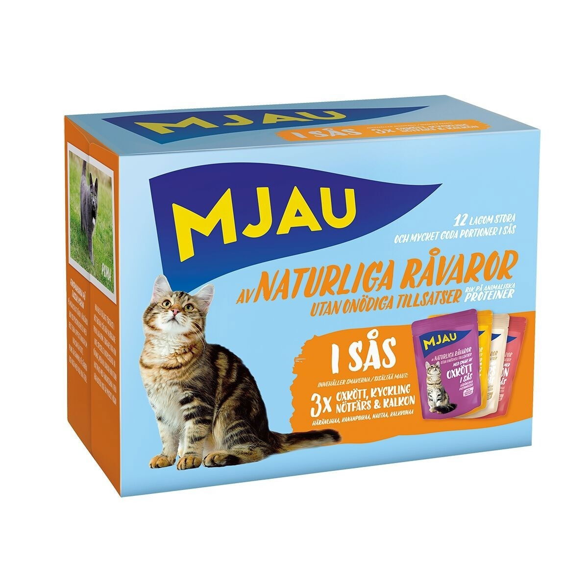 Mjau Multipack Köttsmaker i Sås