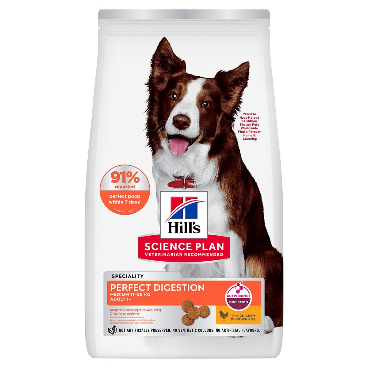 Hill's SP Perfect Digestion Adult Medium Chicken 14kg Hill's SP Perfect Digestion Adult Medium Chicken 14kg