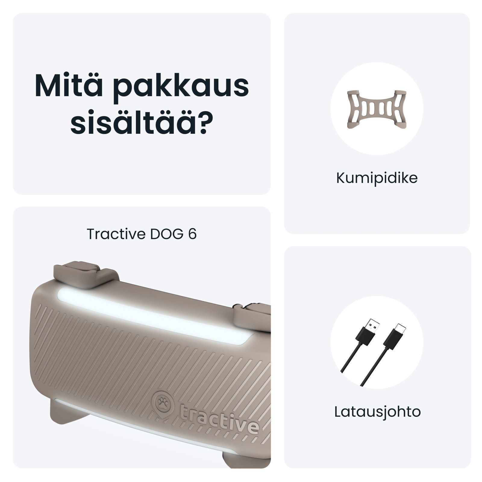 Tractive DOG 6 koiran paikannuslaite