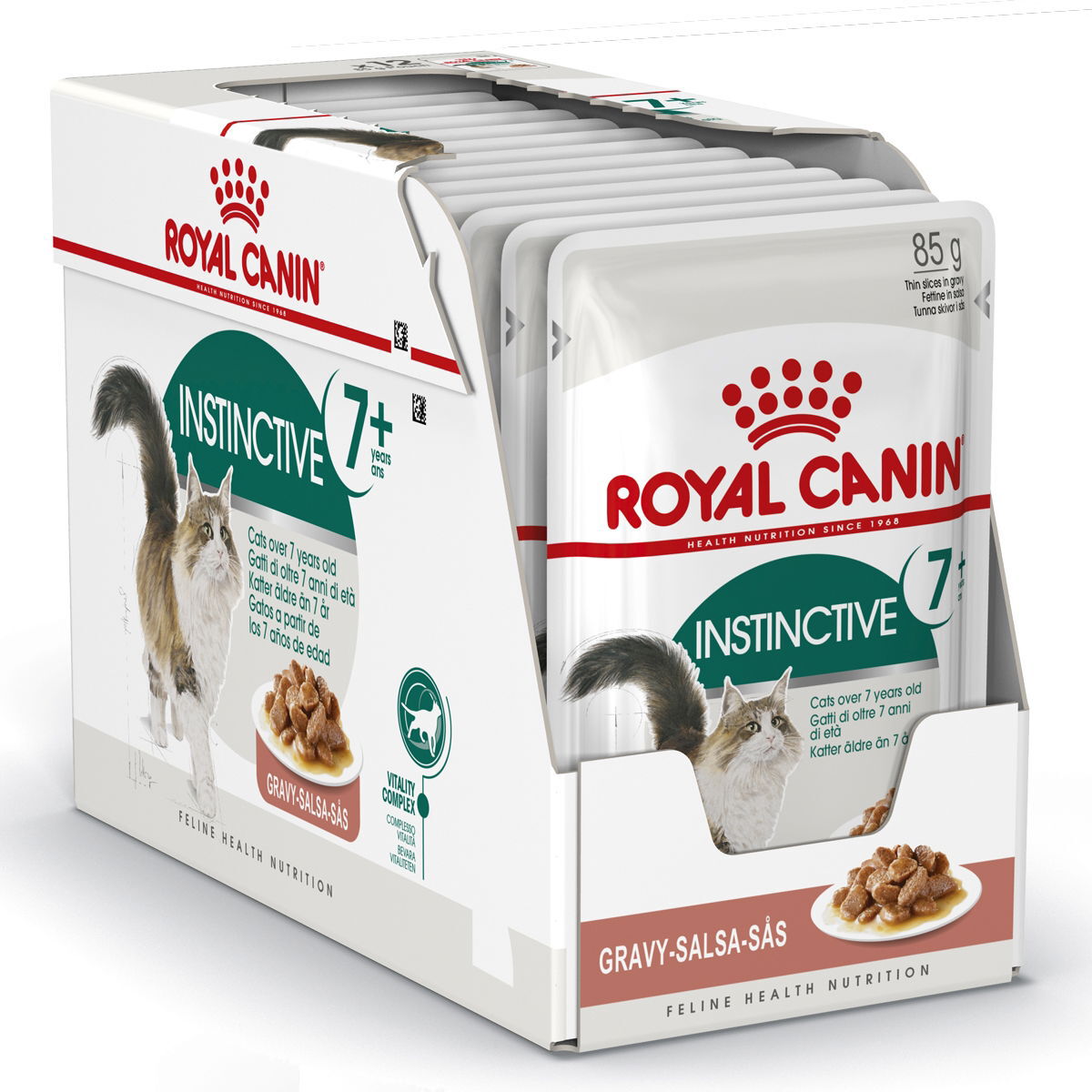 Royal Canin Instinctive 7+ Gravy Ageing kissan märkäruoka 
