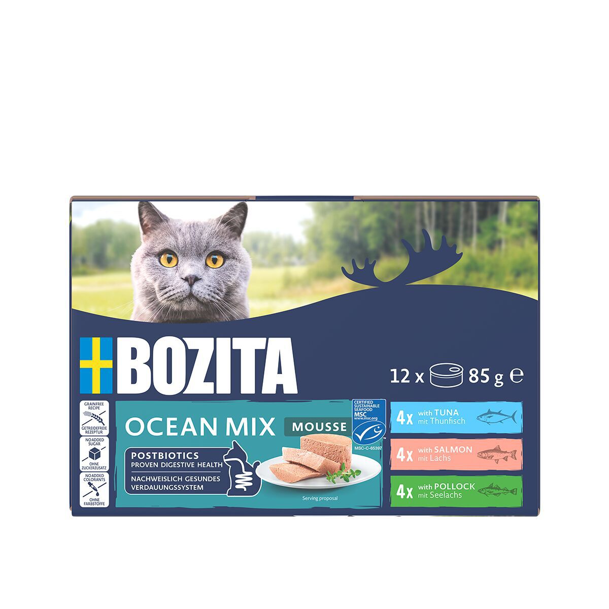 Bozita Mousse Mixed Ocean 12x85g