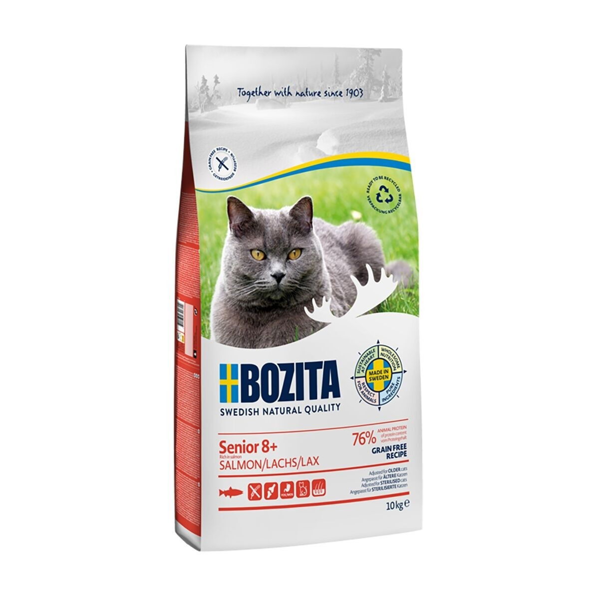 Bozita GF Senior 8+ Salmon