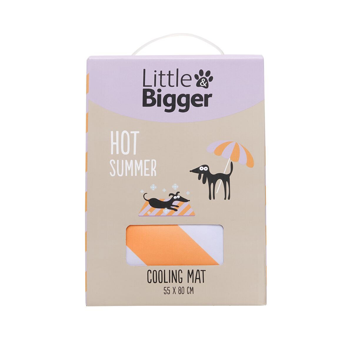 Little&Bigger Hot Summer viilennysmatto juicy lila & oranssi