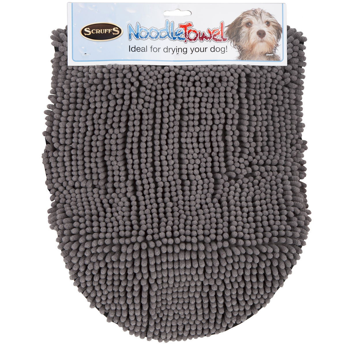 Scruffs Noodle pyyhe harmaa 