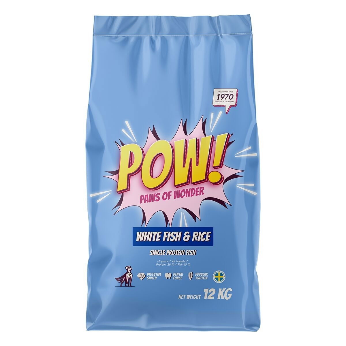 POW! Dog Adult White Fish & Rice