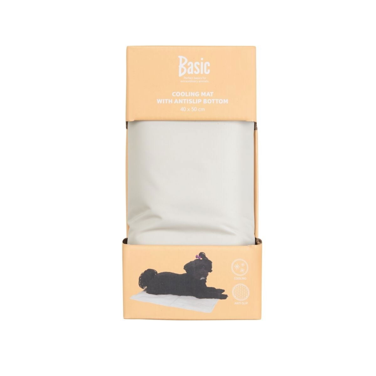 Basic Cool viilennysmatto antislip beige