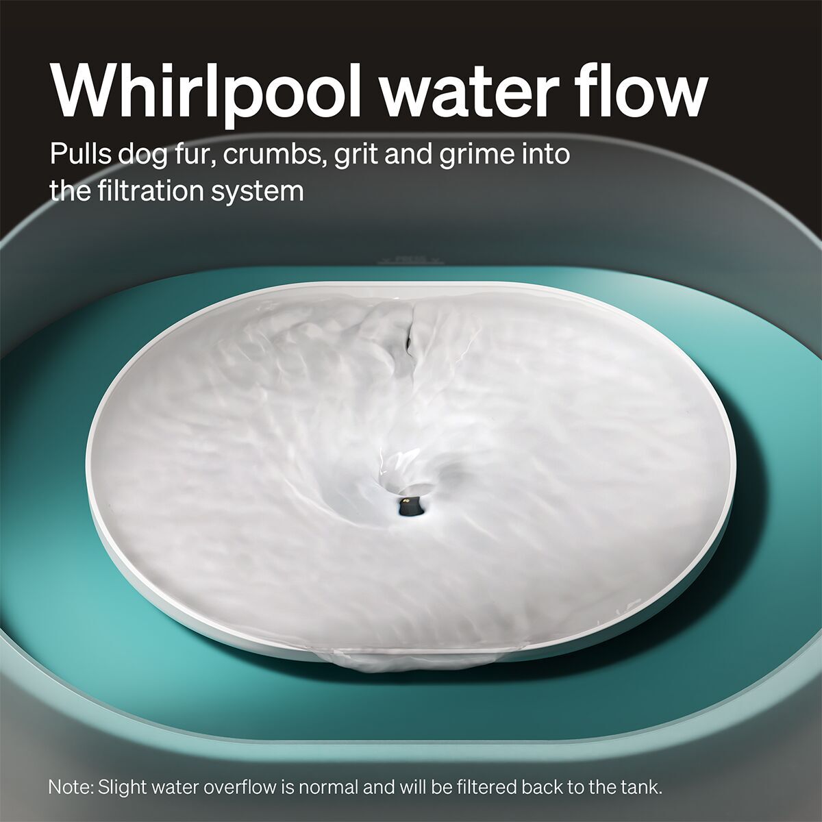 Petlibro Capsule Dog Water Fountain White