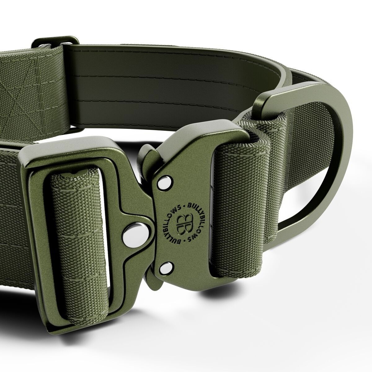 BullyBillows Combat Collar With Handle Khaki x Khaki 5cm