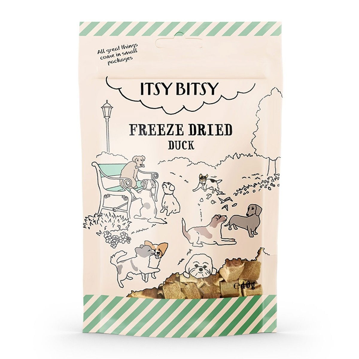 ItsyBitsy Freeze Dried ankka koiralle