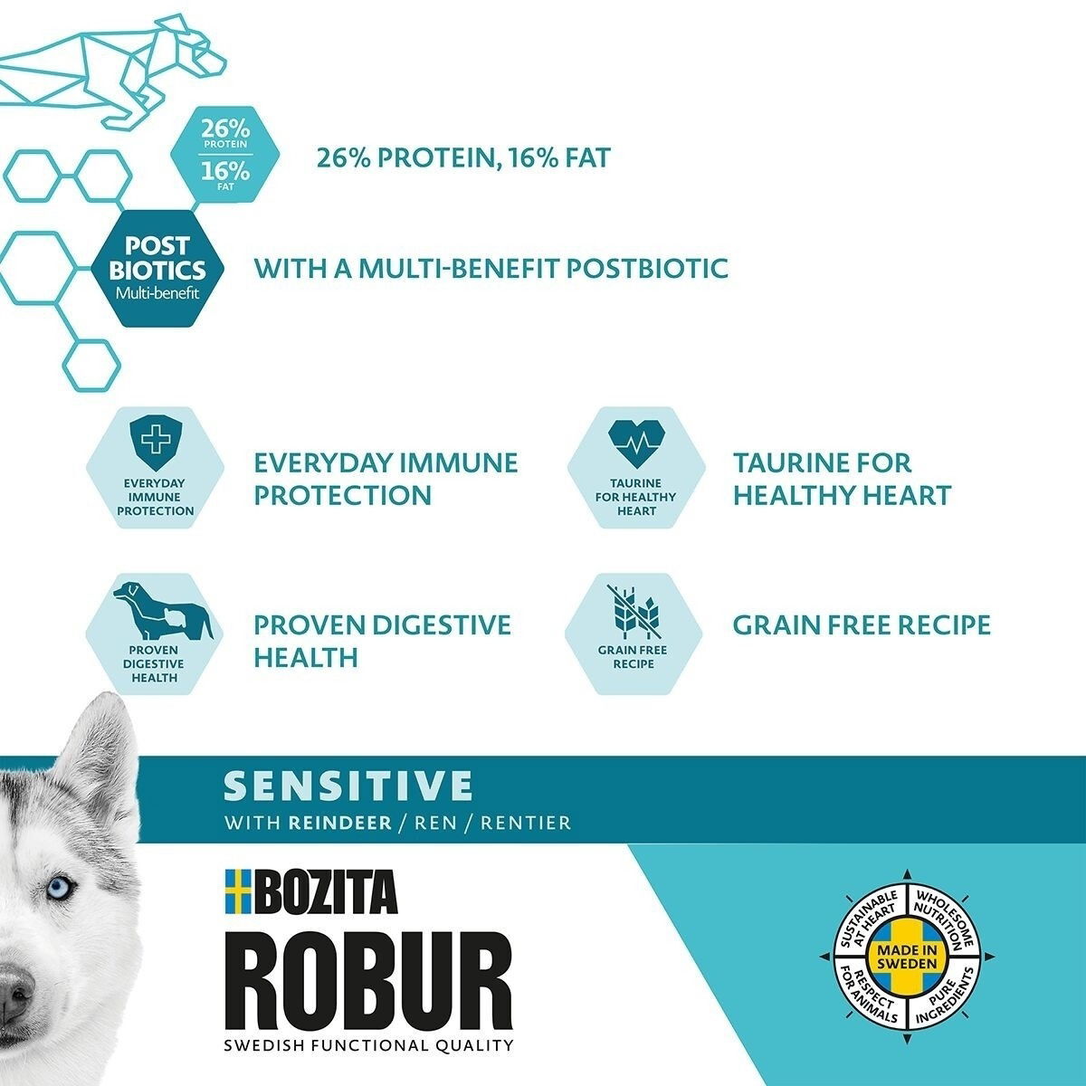 Robur Adult Sensitive Reindeer