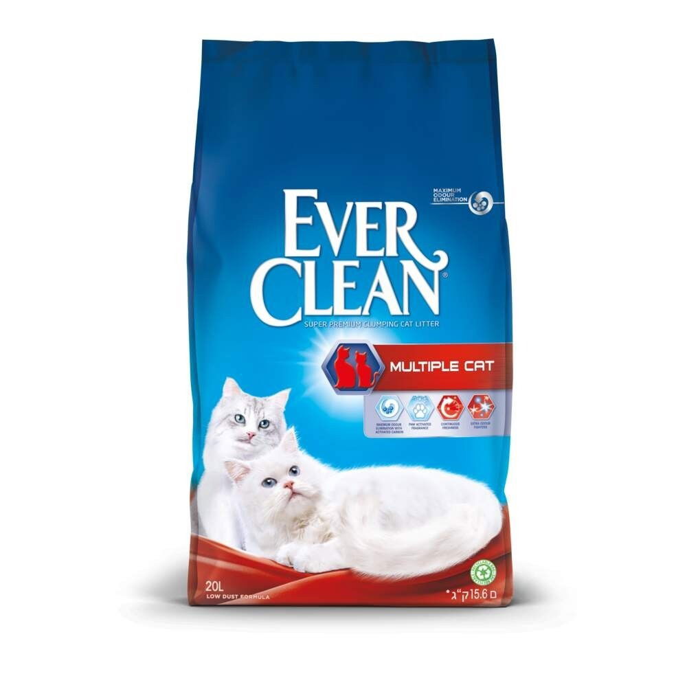 Kissanhiekka Ever Clean Multiple Cat