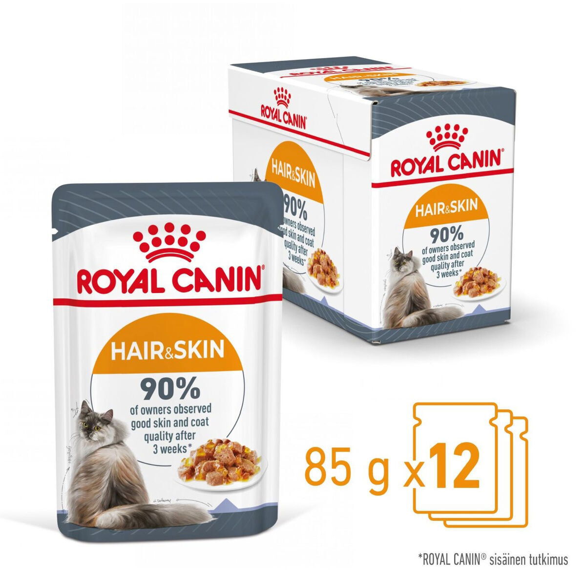 Royal Canin Hair & Skin Care Jelly Adult kissan märkäruoka