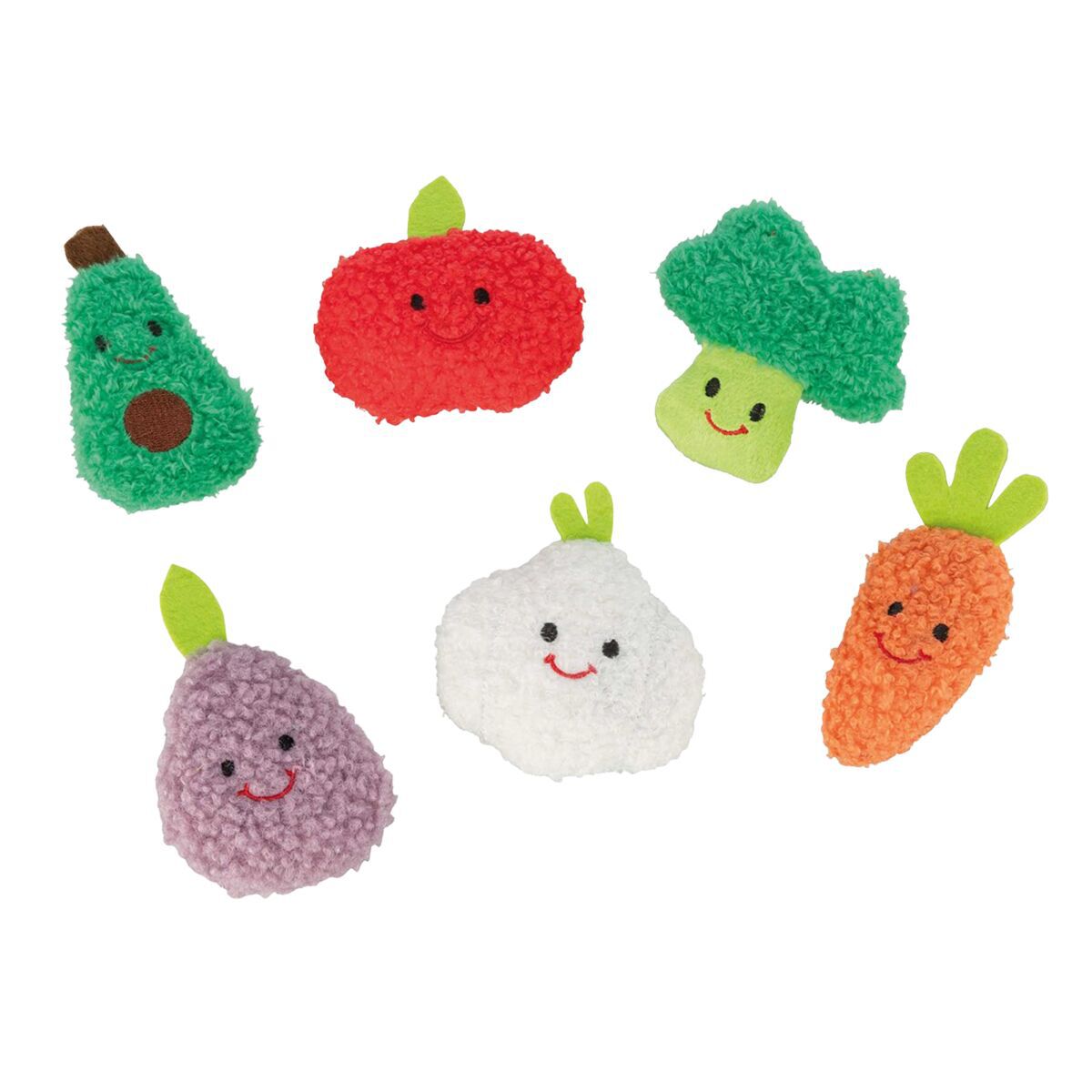 Trixie Fruit & Vegetables -kissanlelu kissanmintulla 8–11 cm Trixie Fruit & Vegetables -kissanlelu kissanmintulla 8–11 cm