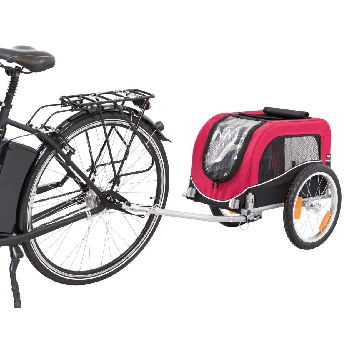 Trixie Bicycle trailer black/red 