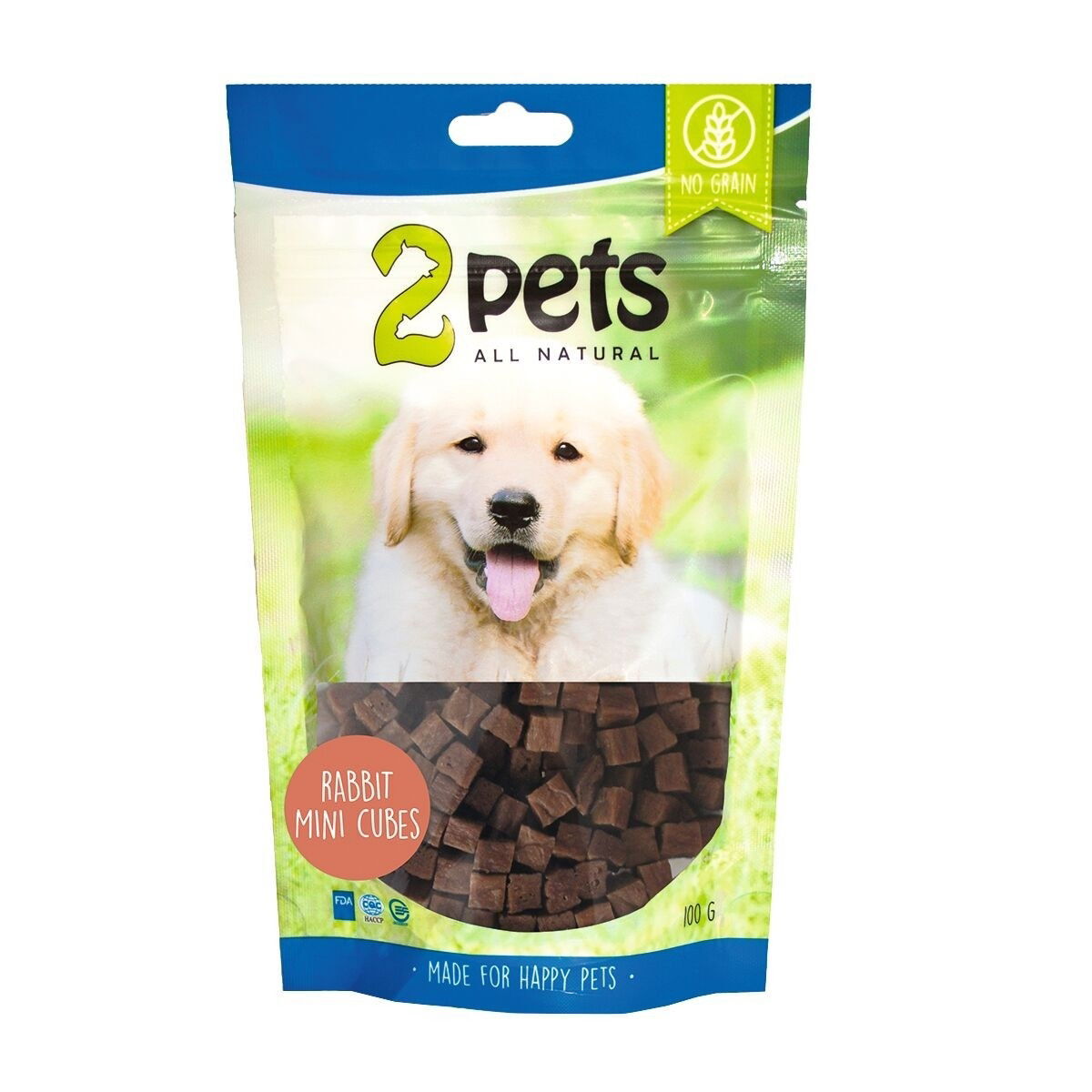 2pets Dogsnack Rabbit MiniCubes