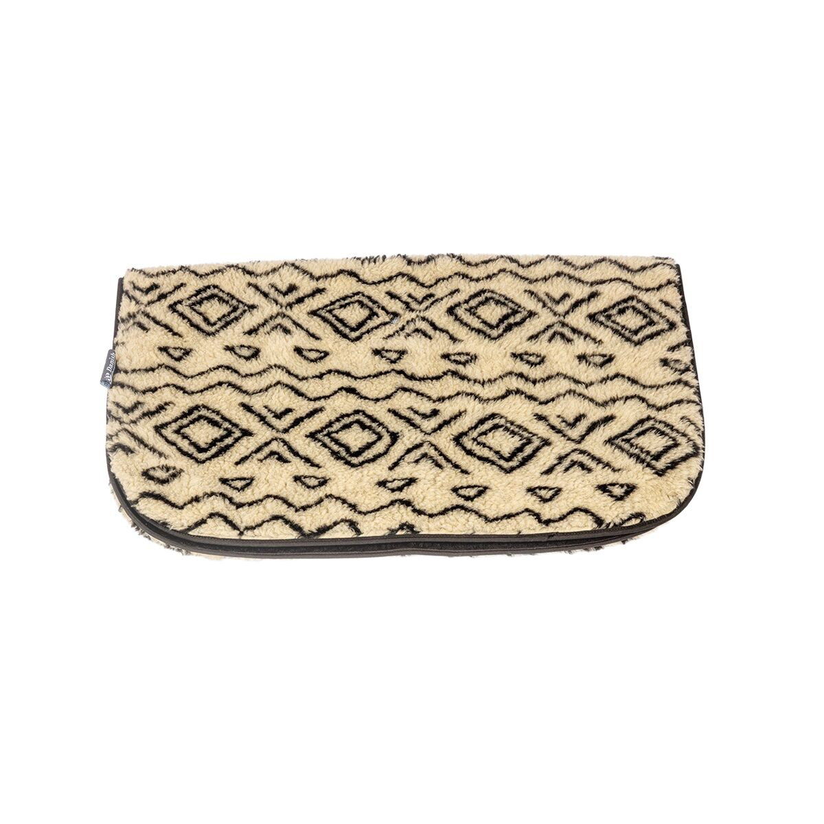 Danish design Fleece Neutral Geometric Blanket