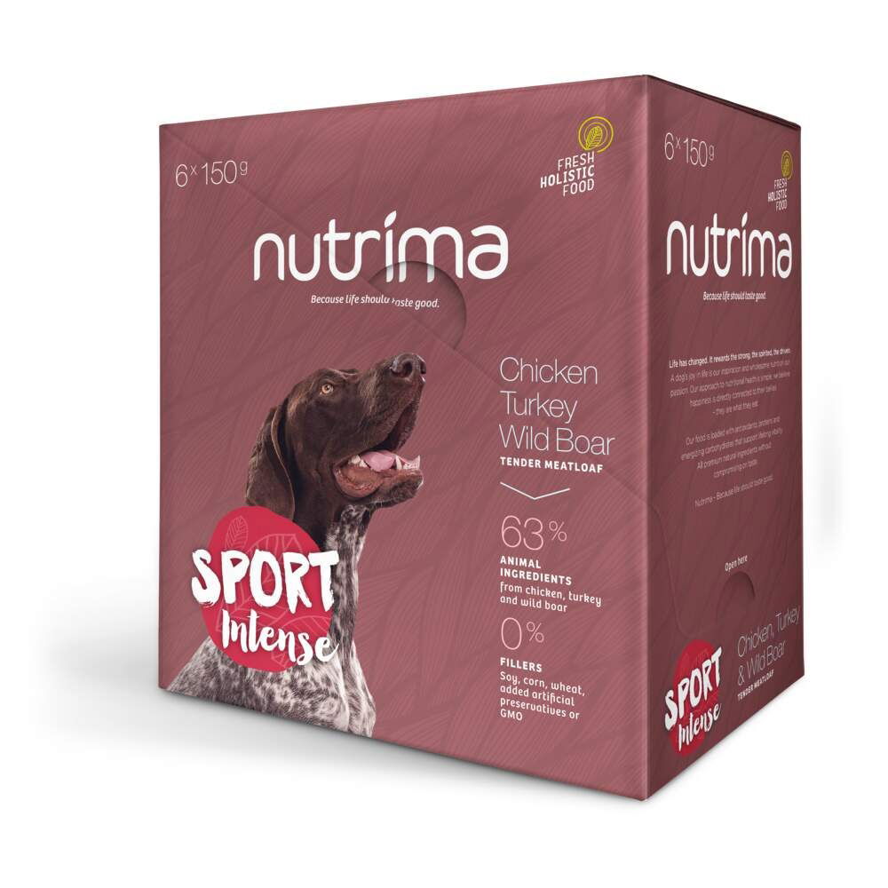 Nutrima Sport Intense kana, kalkkuna & villisika 150 g