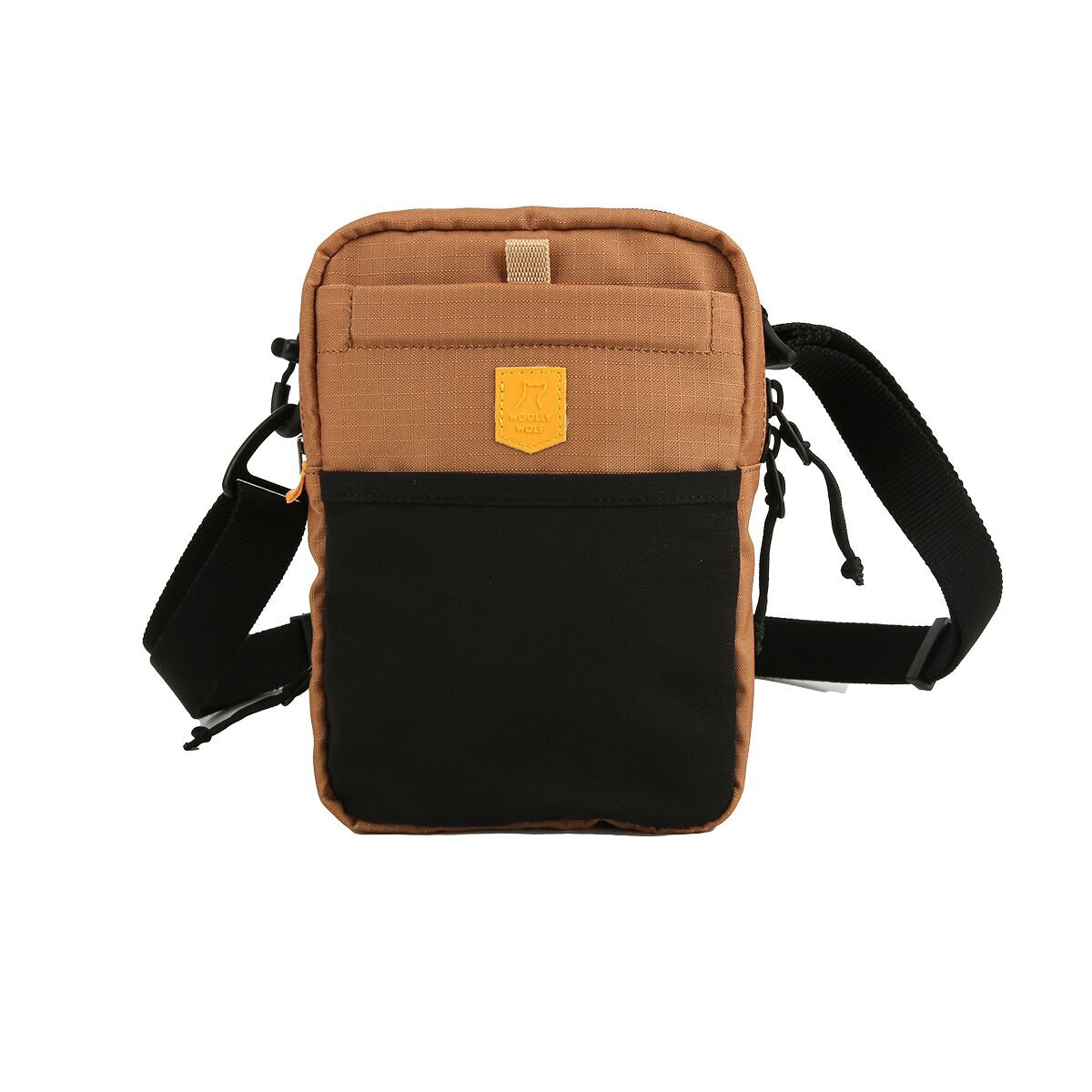 Woolly Wolf Hydration Shoulder Bag Wood Brown Mix