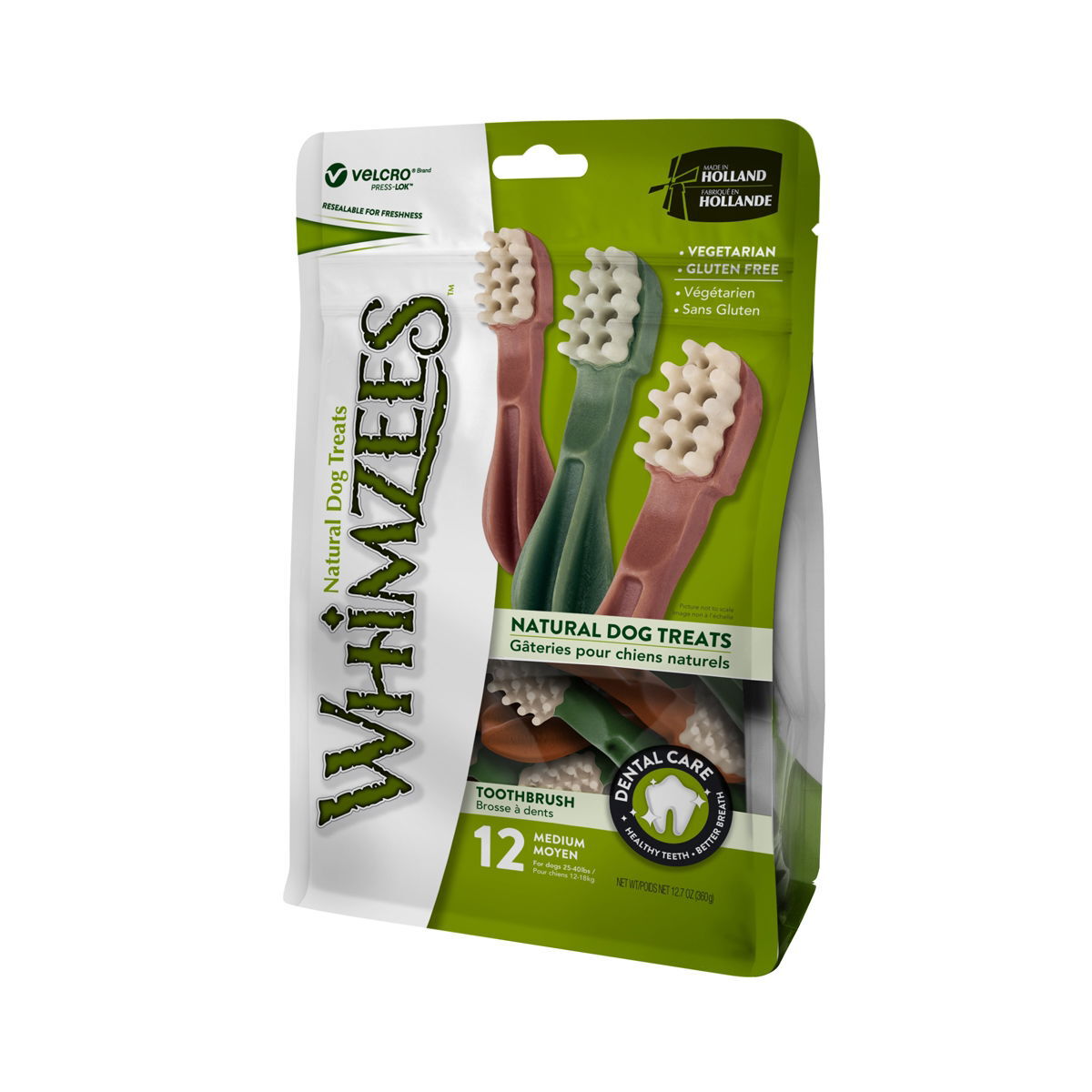 Whimzees hammasharja M 12kpl