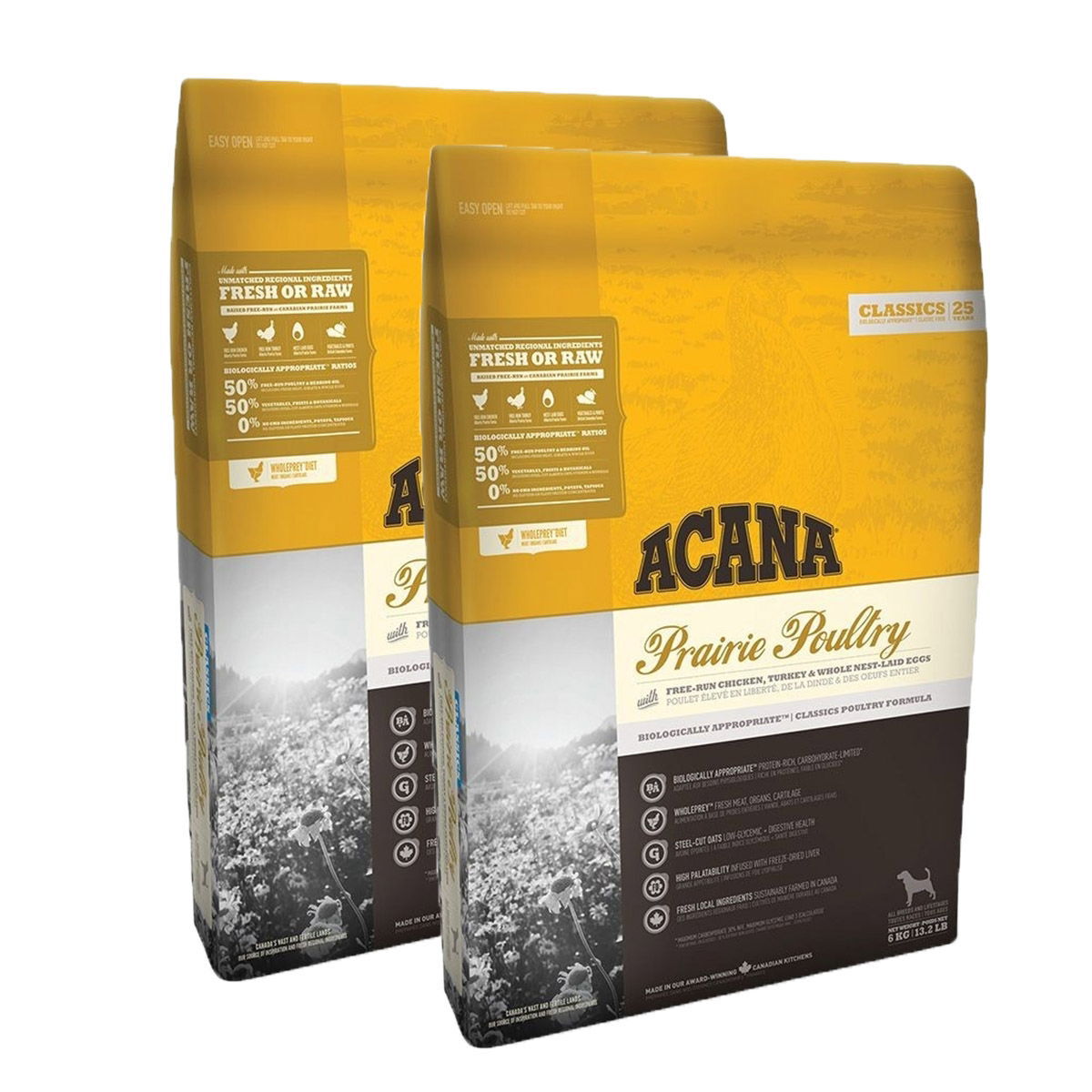 Acana Dog Prairie Poultry 2x9,7 kg