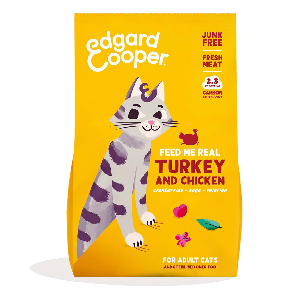 Edgard&Cooper Cat Adult Turkey & Chicken