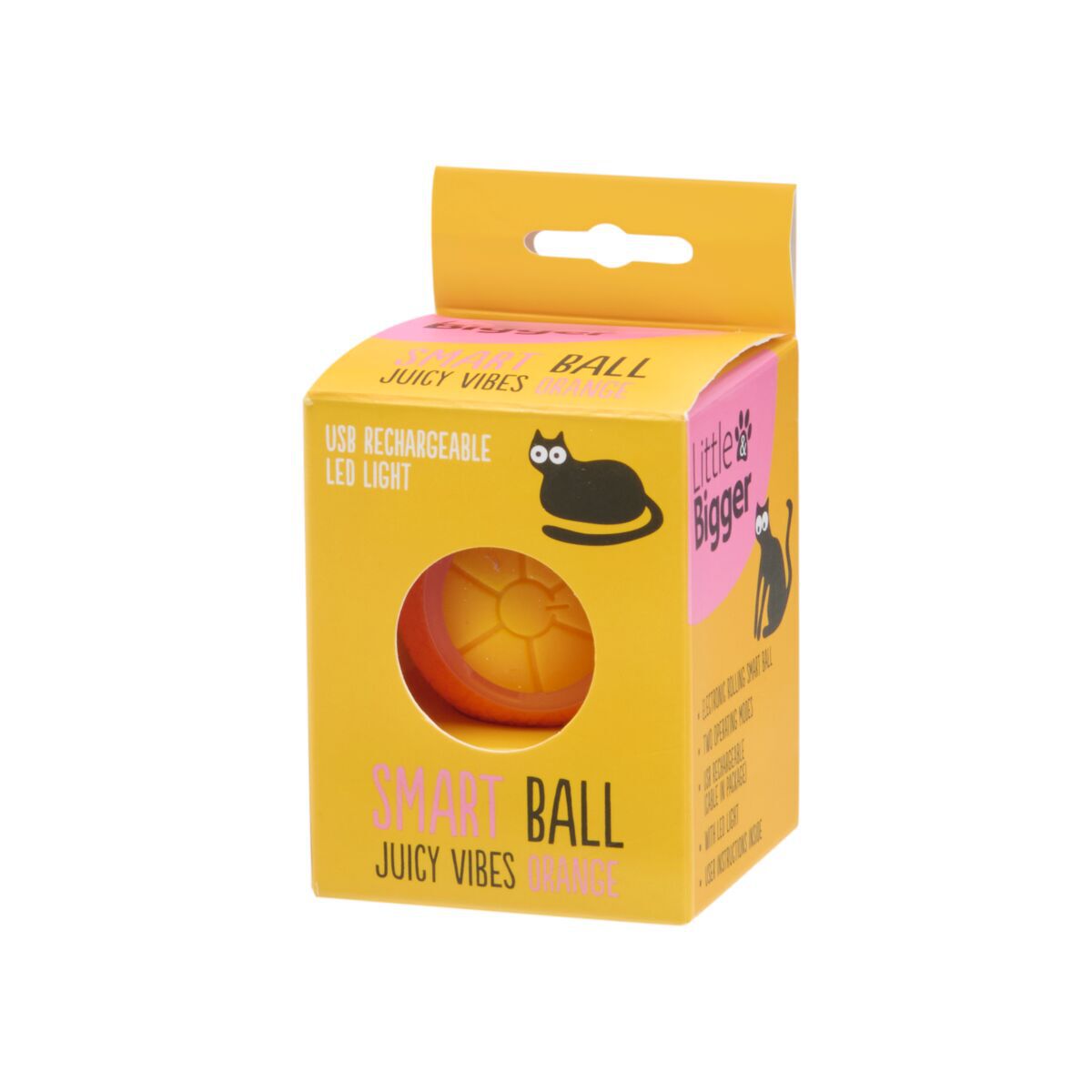 Little&Bigger Juicy Vibes appelsiini USB ladattava smart pallo