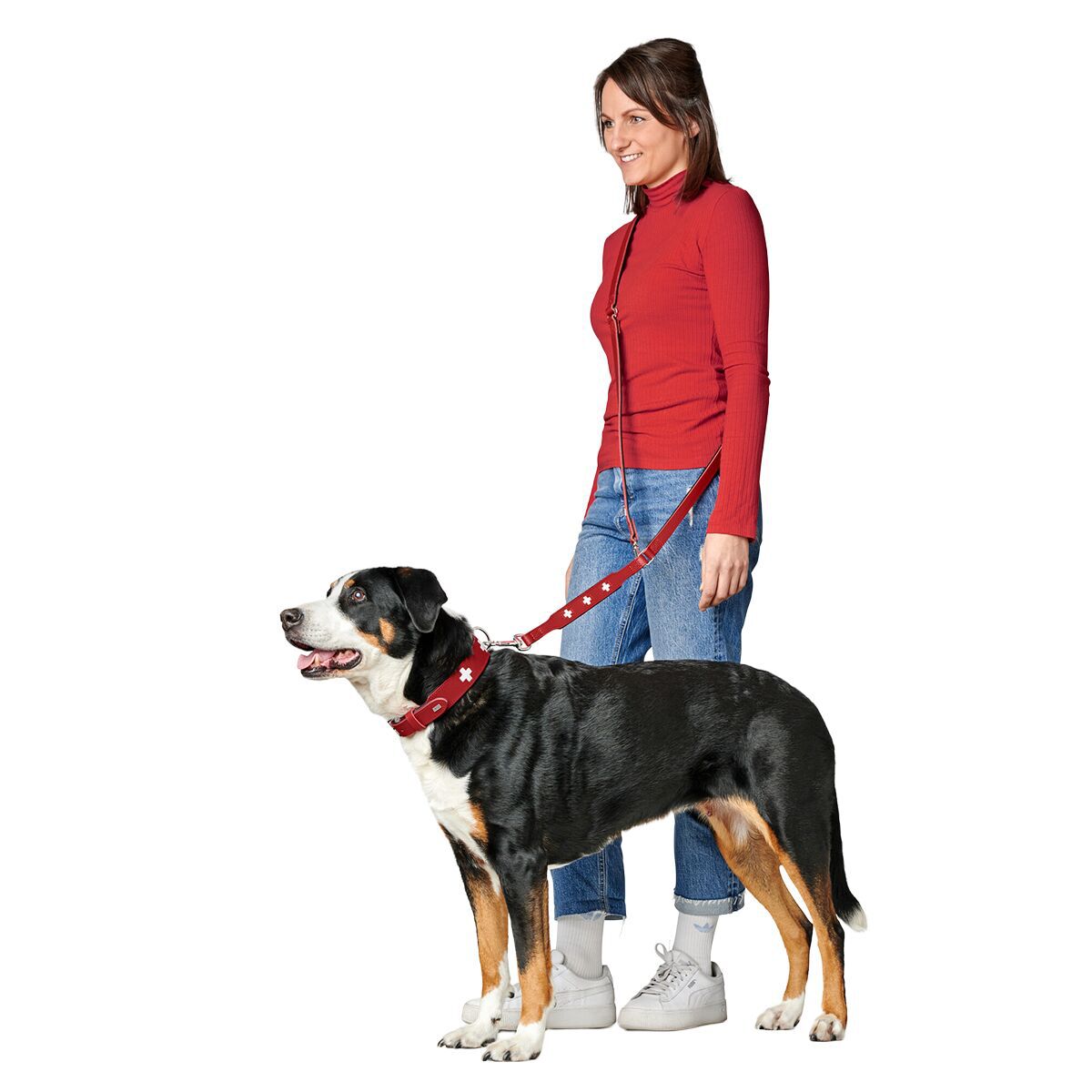 Hunter training leash Swiss Red
