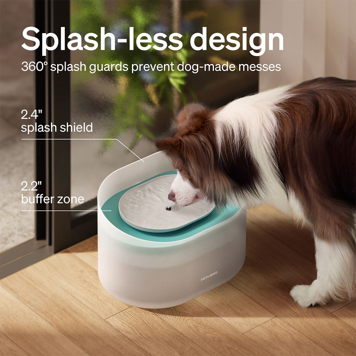 Petlibro Capsule Dog Water Fountain White