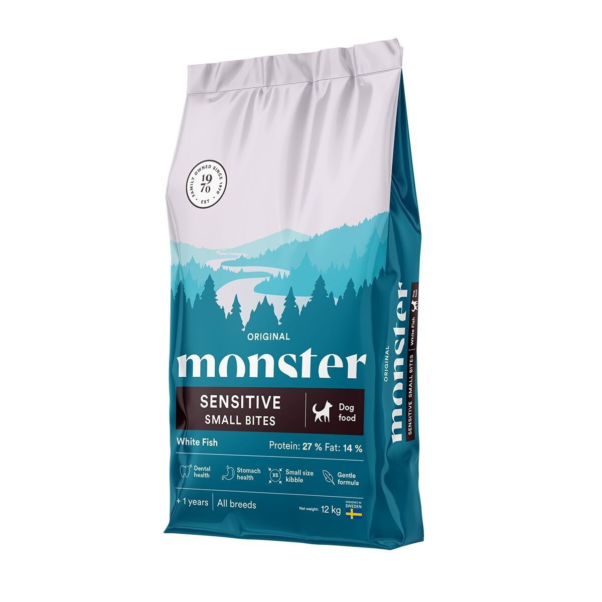 Monster Dog Original Sensitive White Fish Small bites