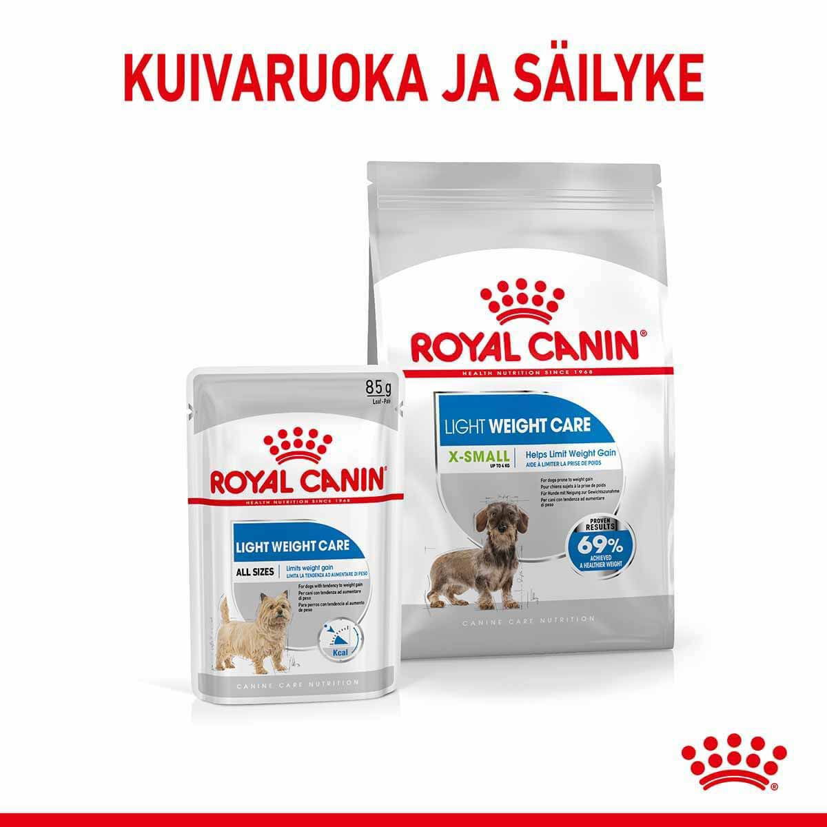 Royal Canin Light Weight Care X-small Adult koiran kuivaruoka
