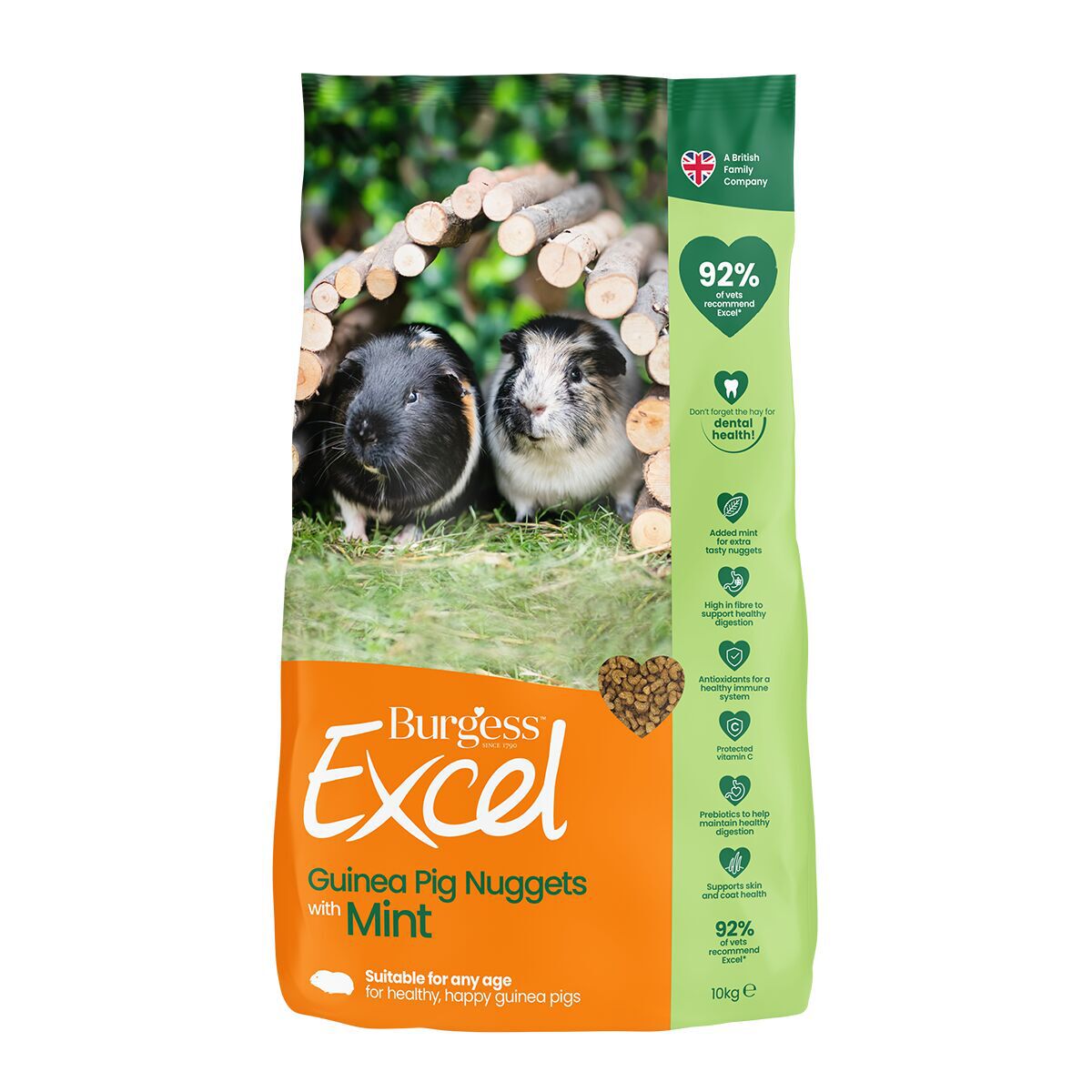 Burgess Excel Guinea Pig 10kg Burgess Excel Guinea Pig 10kg