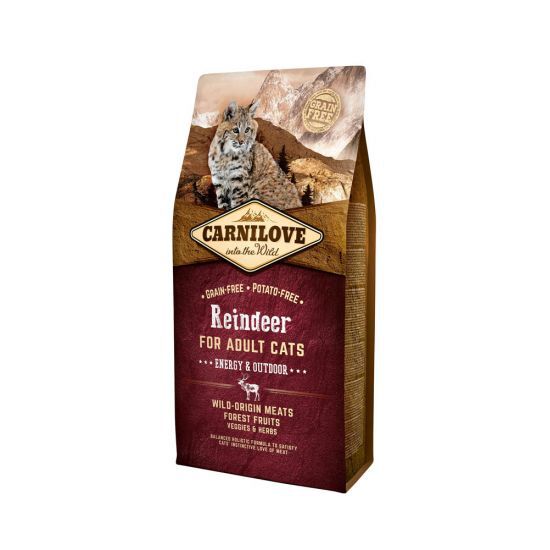Carnilove Cat Adult Energy Reindeer  