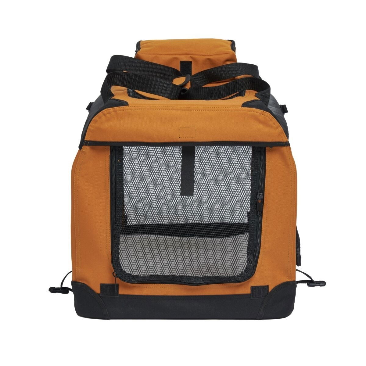 Little&Bigger SoftKennel nylonhäkki verhoilla mantelinruskea