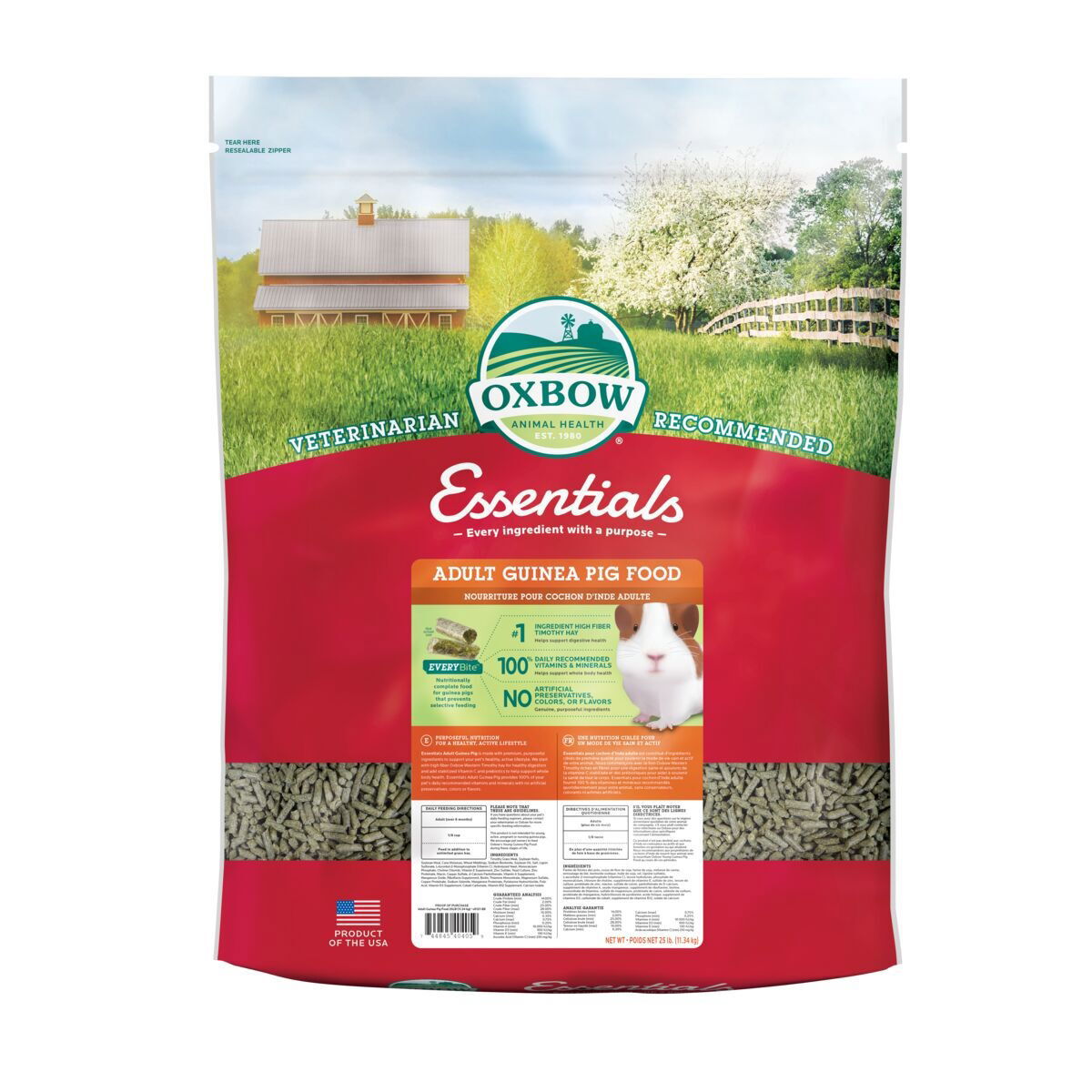 Oxbow Essentials Adult guinea pig food 