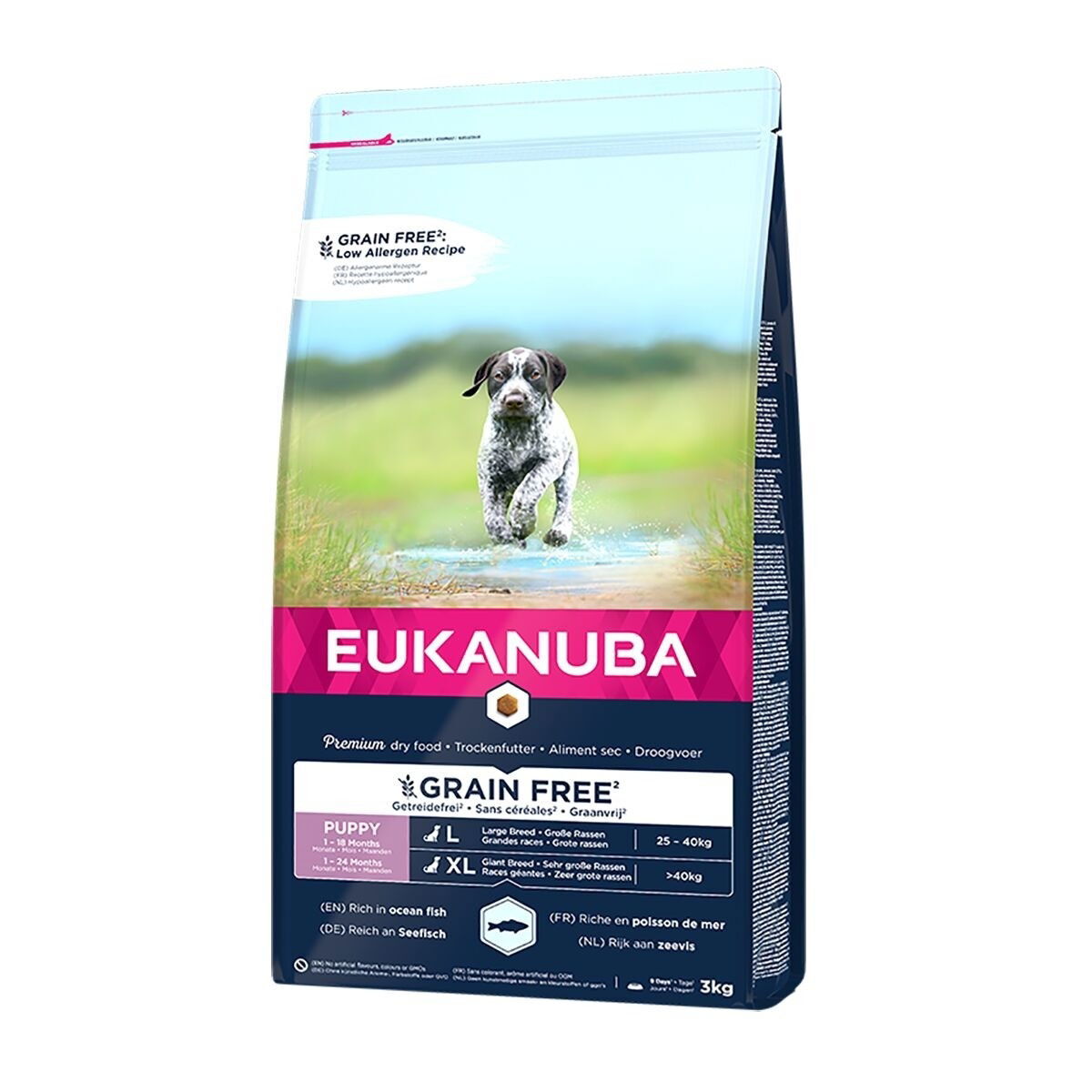 Eukanuba Grain Free Puppy & Junior Large & Extra Large Breed Ocean Fish