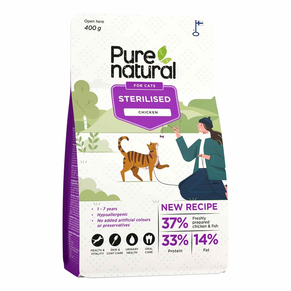 Purenatural Cat Sterilised Chicken