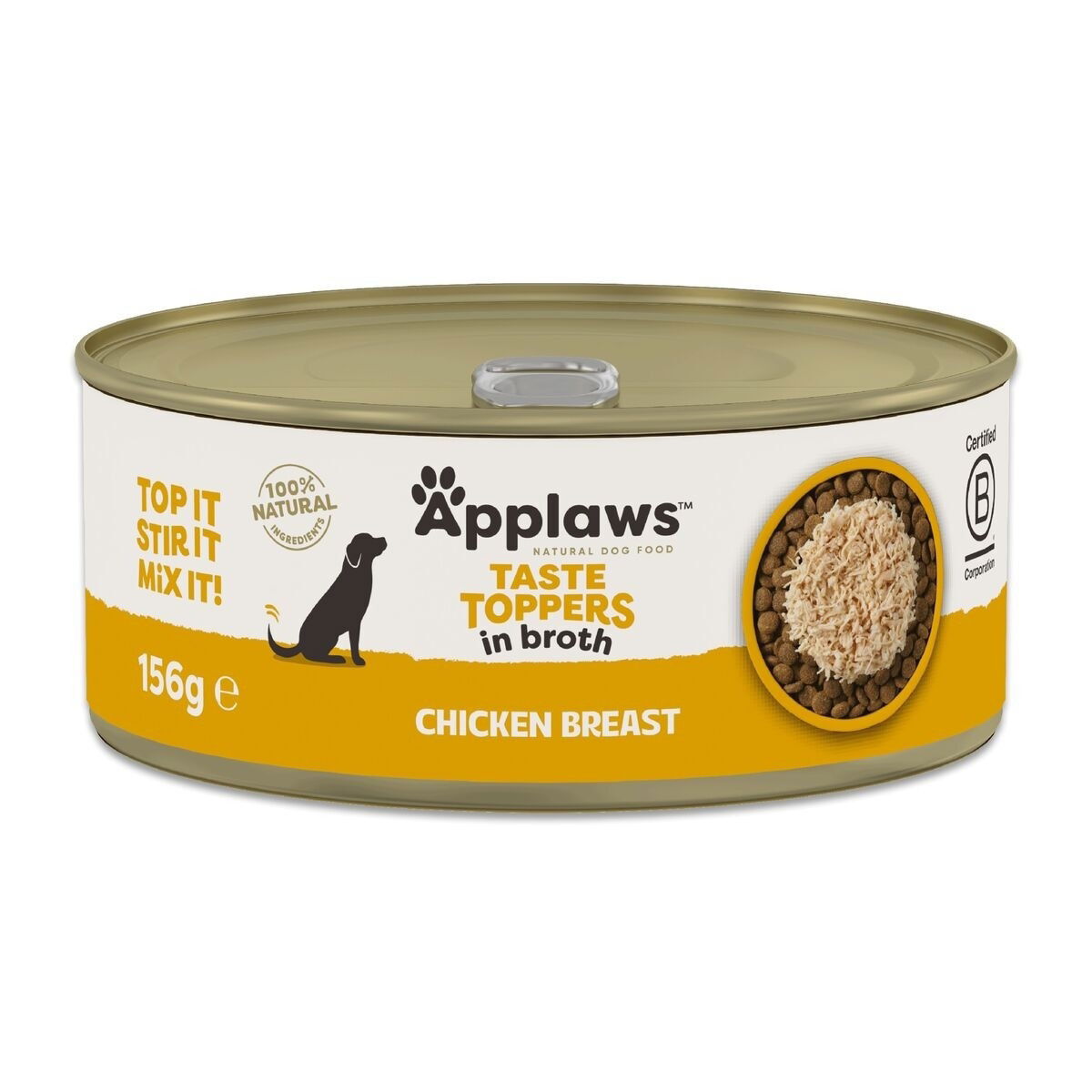 Applaws Taste Toppers chicken breast in broth tin