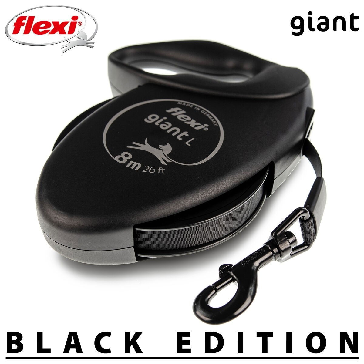 Flexi Giant L Black Edition 8m