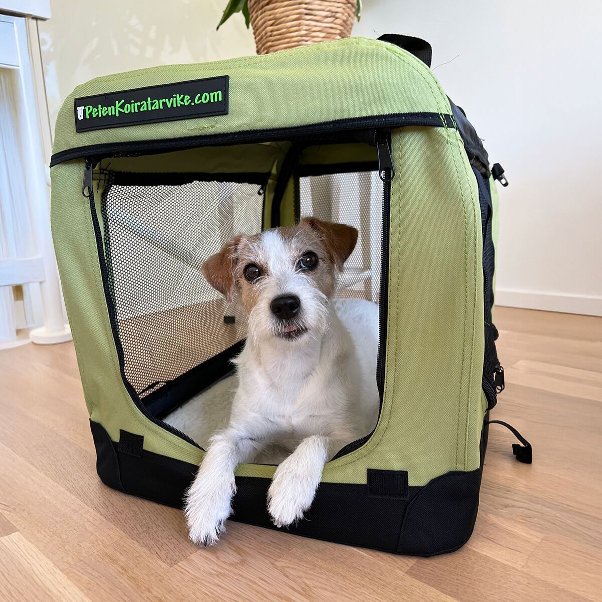 PetEasy Luxury Soft Crate Fern