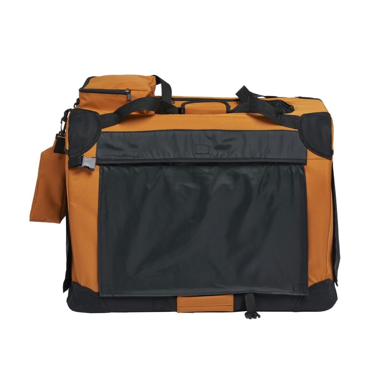 Little&Bigger SoftKennel nylonhäkki verhoilla mantelinruskea