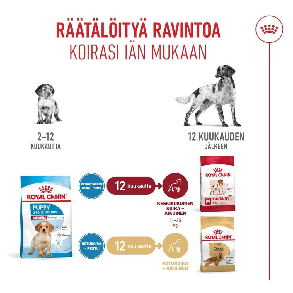 Royal Canin Medium Puppy koiranpennun kuivaruoka