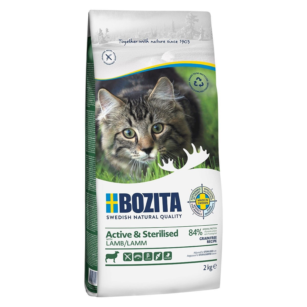 Bozita Cat Active & Sterilised Grain free Lamb
