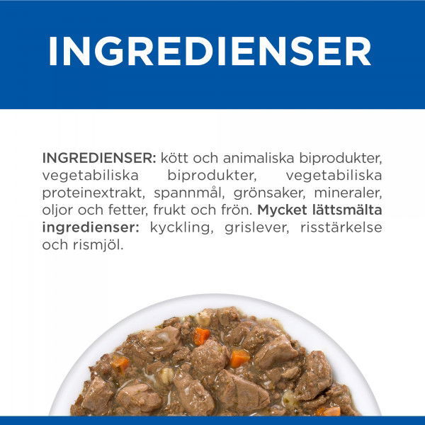 Hill's PD Feline GI Biome Stew Chick&Veg 82g