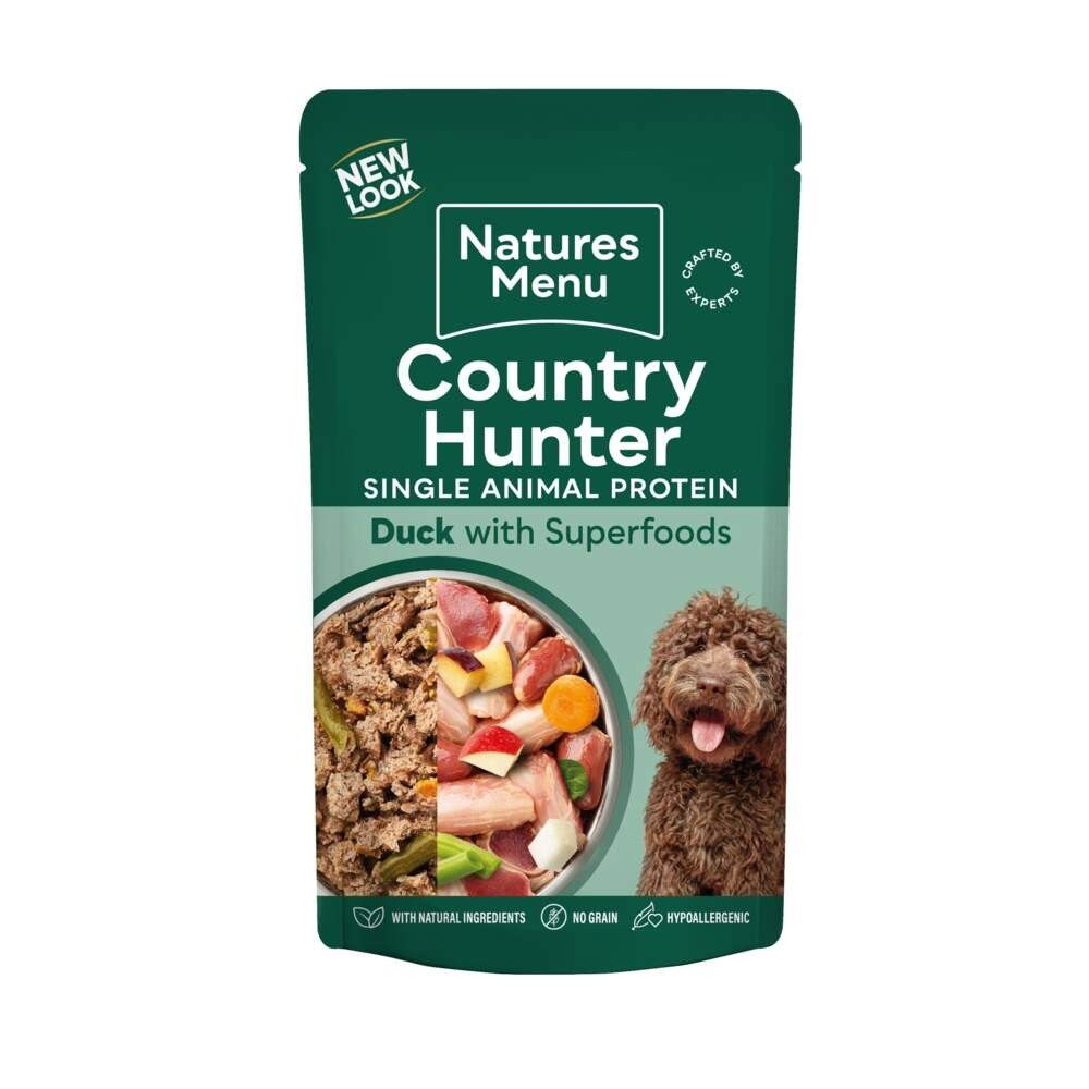 Natures:menu Country Hunter Dog ankka 150 g 