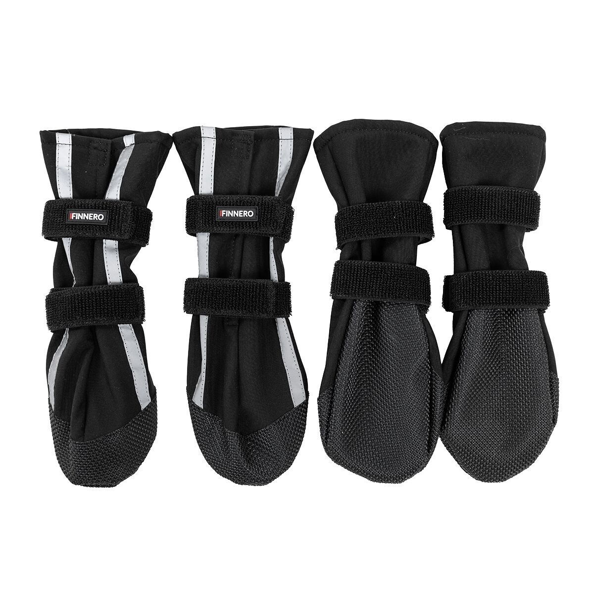 Finnero HALLA Softshell Booties 4pcs, black