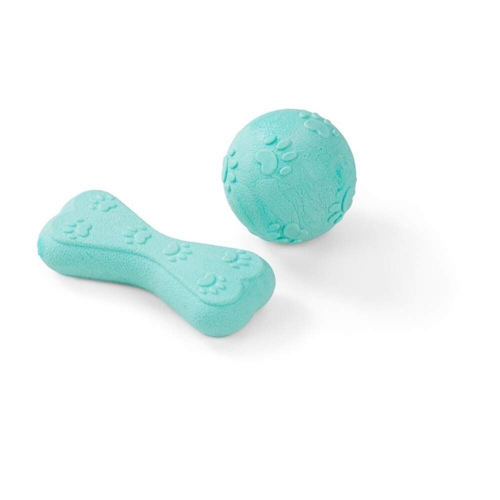 Little&Bigger Puppy Basics luu+pallo 2-pack aqua