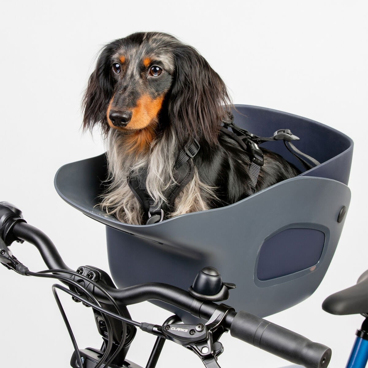 Kvisp pyöränkori matkavaljailla keskiyön harmaa