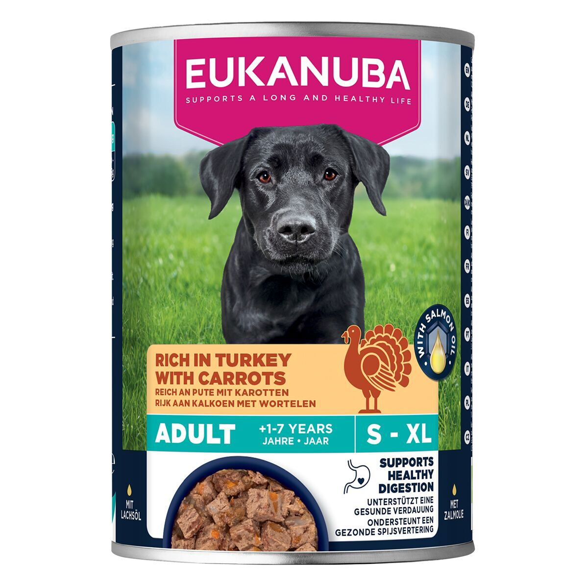 Eukanuba Dog Wet Adult Turkey with Carrots 400g