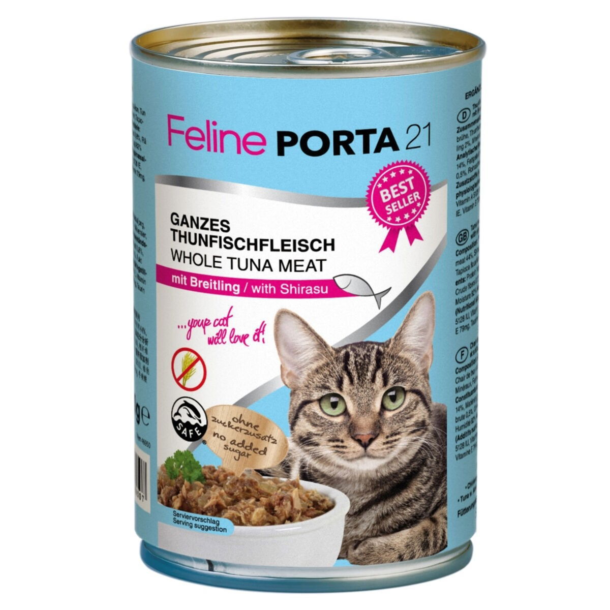 Feline Porta 21 tonnikala ja shirasu