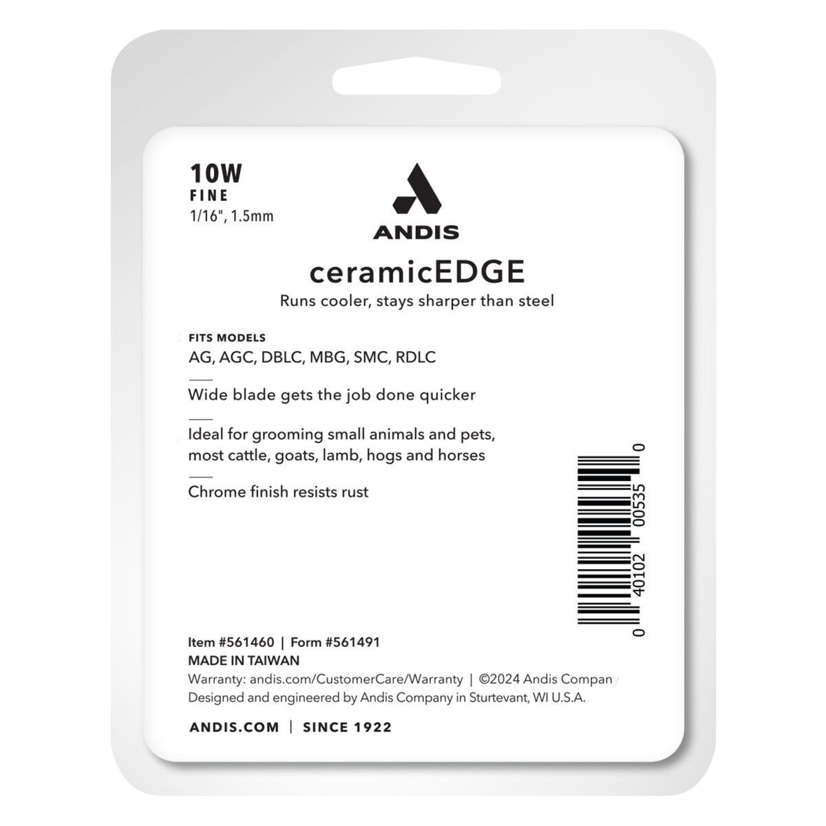 Andis CeramicEdge Wide leveä terä